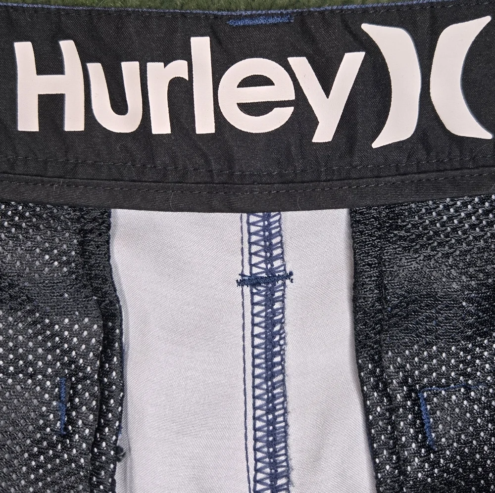 Hurley Y2K Board Shorts - Men's 29 - Blue & Black